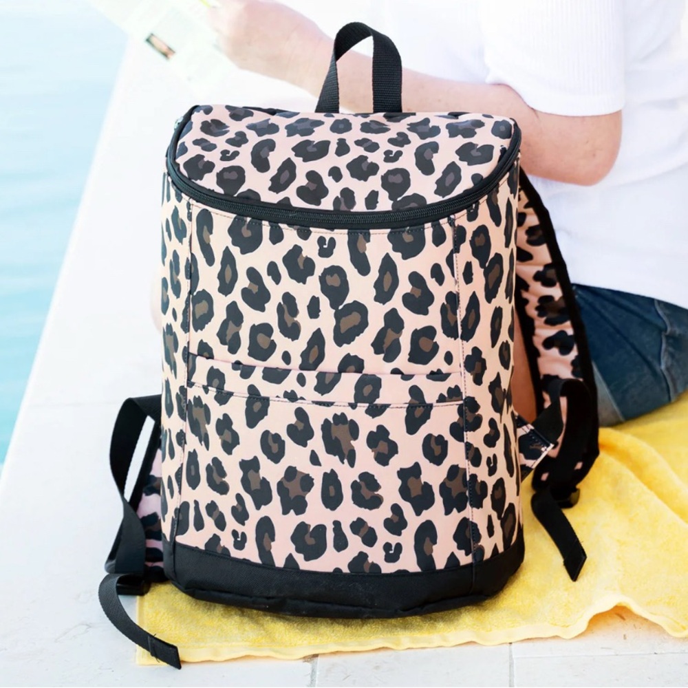 Leopard Print Backpack - image 1